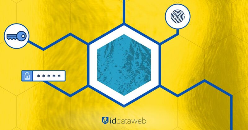 Abstract image of passkey authentication