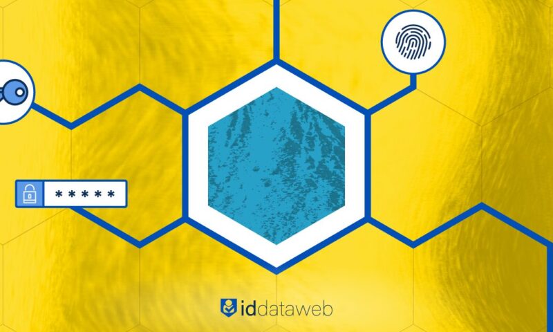 Abstract image of passkey authentication